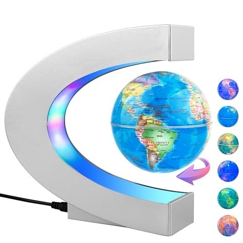 Magnetic levitating globe - levitating,